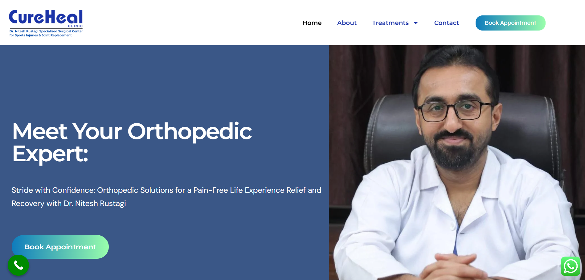 cure heal WordPress preview